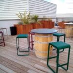 terrasse d'entreprise sur Bordeaux aménagement terrasses